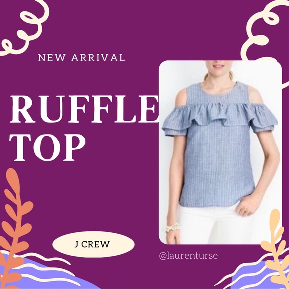 J. Crew Tops - 5 for $25 cold shoulder top